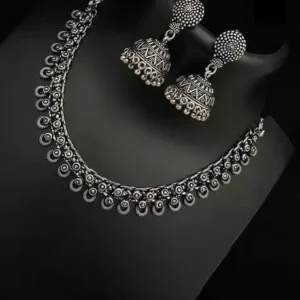 Oxidised Silver Jewellery Set